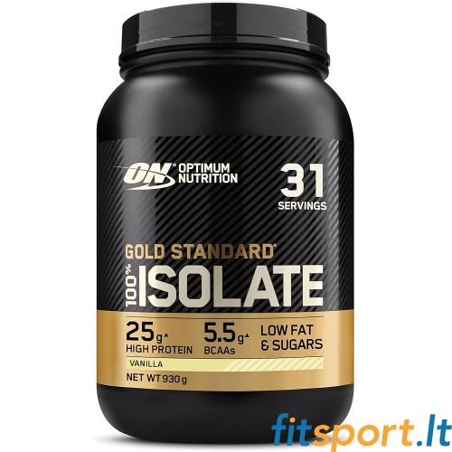 Optimum Nutrition Gold Standard 100% izolāts 930 g. 